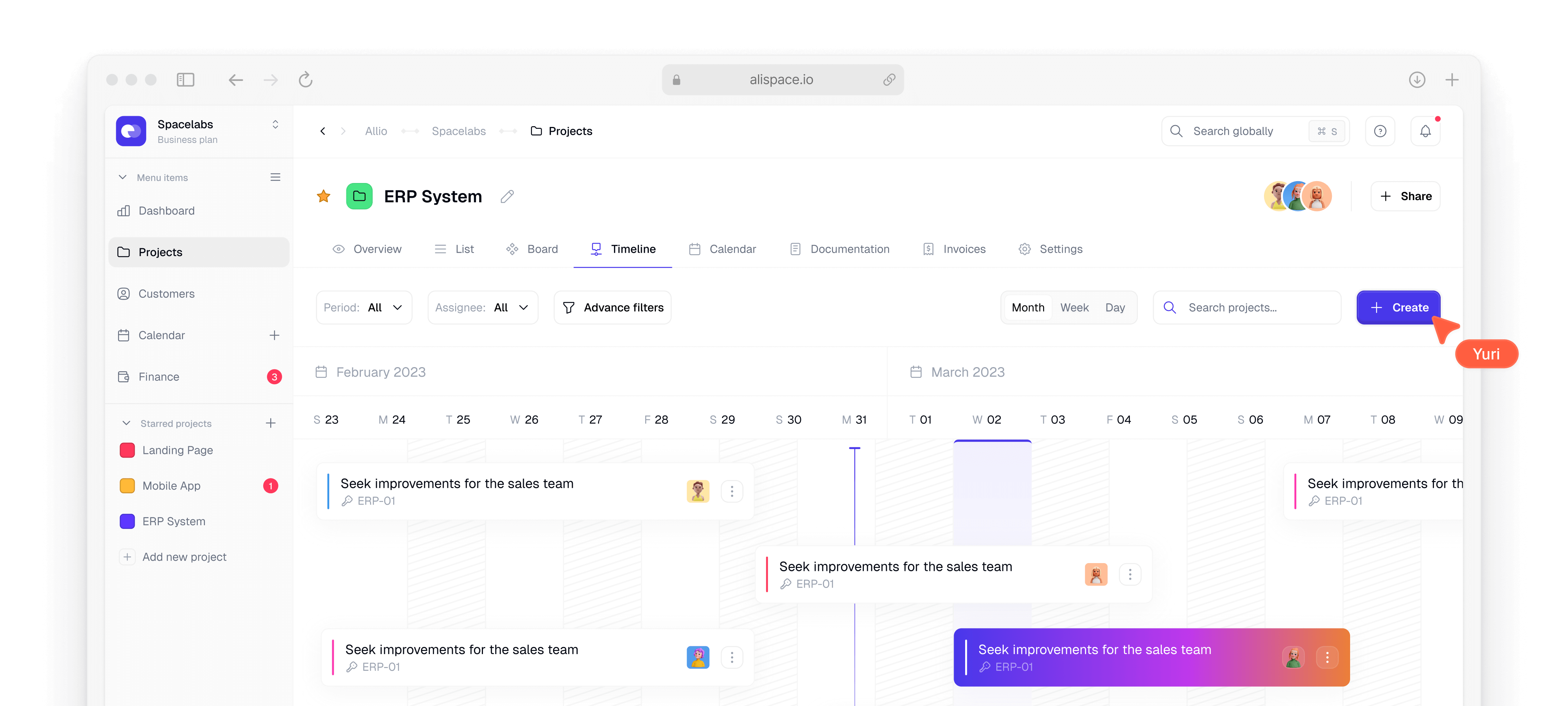A little demo of the our app
